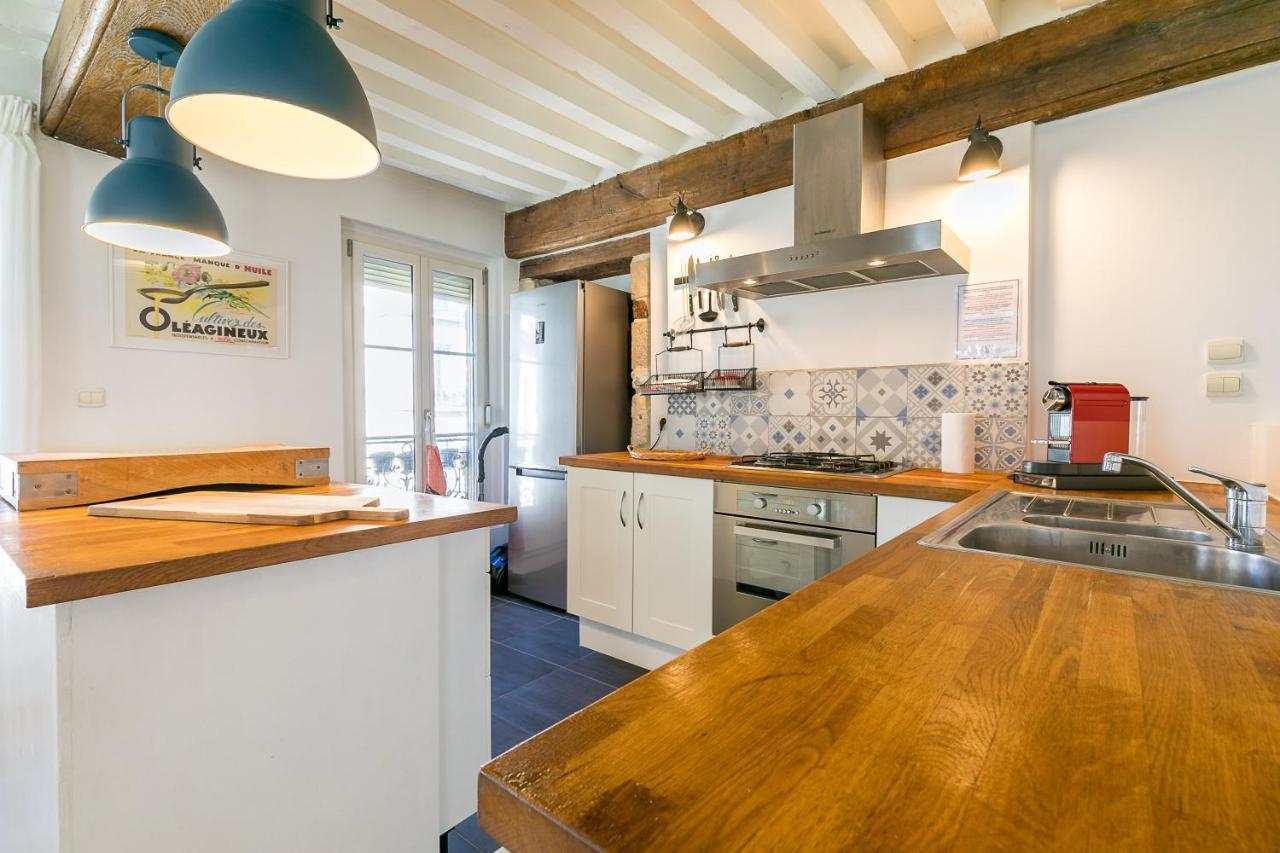 Apartamento LE ROUSSEAU charme et authenticité- SRloc Dijon Exterior foto