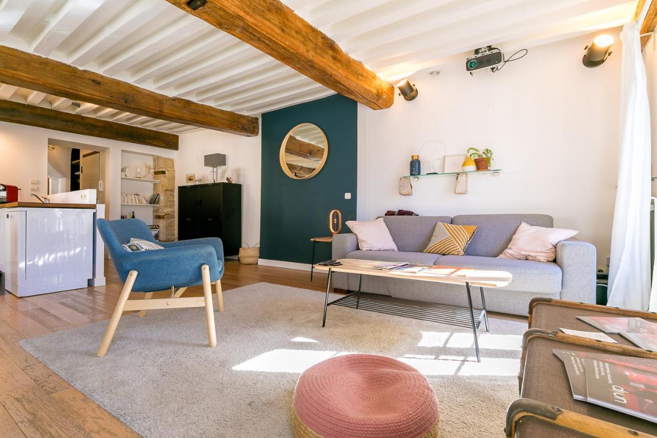Apartamento LE ROUSSEAU charme et authenticité- SRloc Dijon Exterior foto