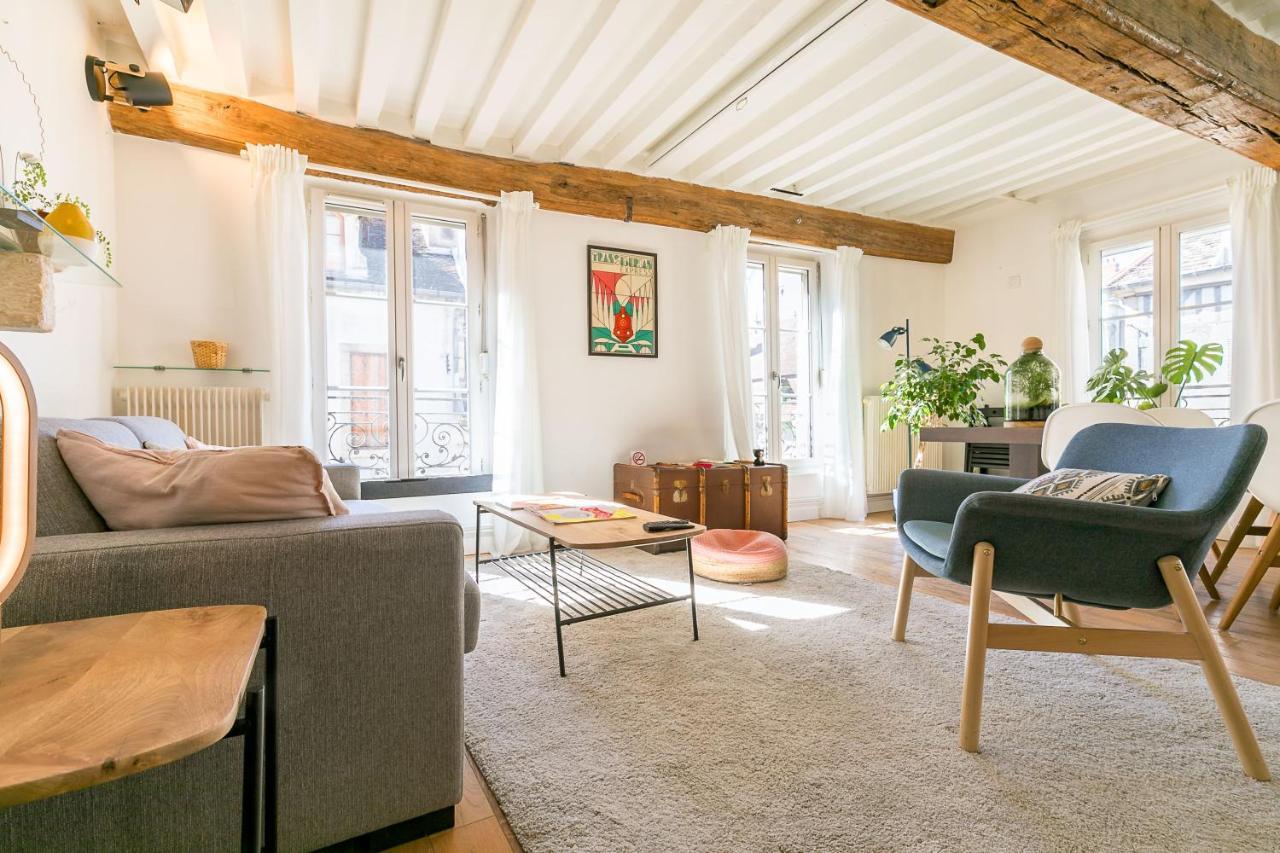 Apartamento LE ROUSSEAU charme et authenticité- SRloc Dijon Exterior foto
